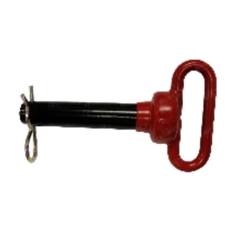 Aftermarket Red Handle Hitch Pin 1" pin dia. 4-3/4" useable length. Grade 5. HII20-0029